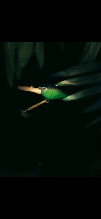 Neon Green Crankbait
